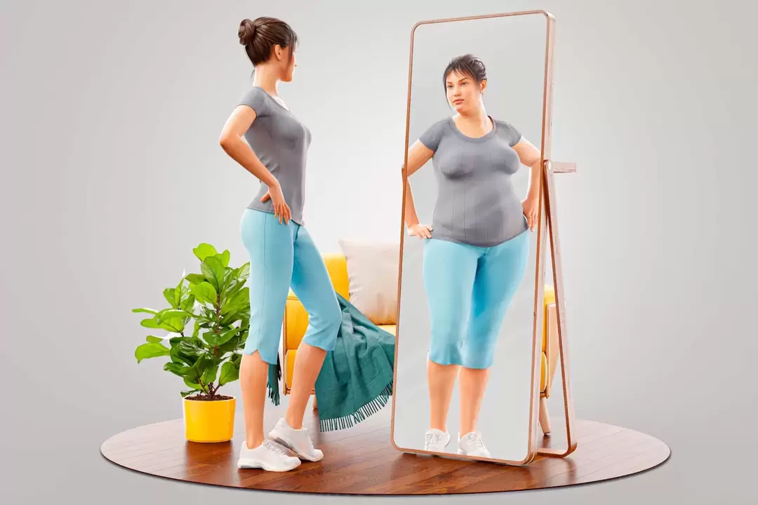 Iedomājoties sevi par slaidu augumu, jūs varat būt motivēts zaudēt svaru. 